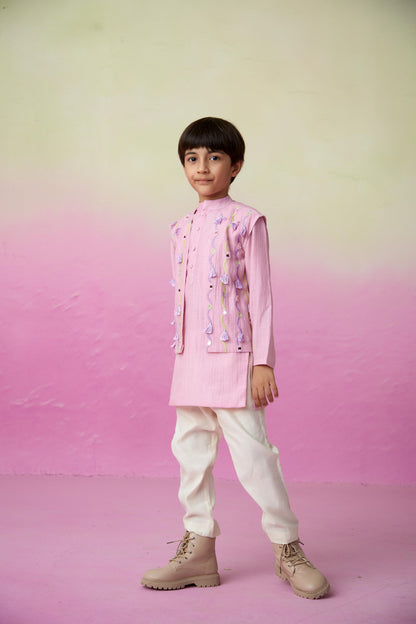 Little Explorer Kurta Jacket Set