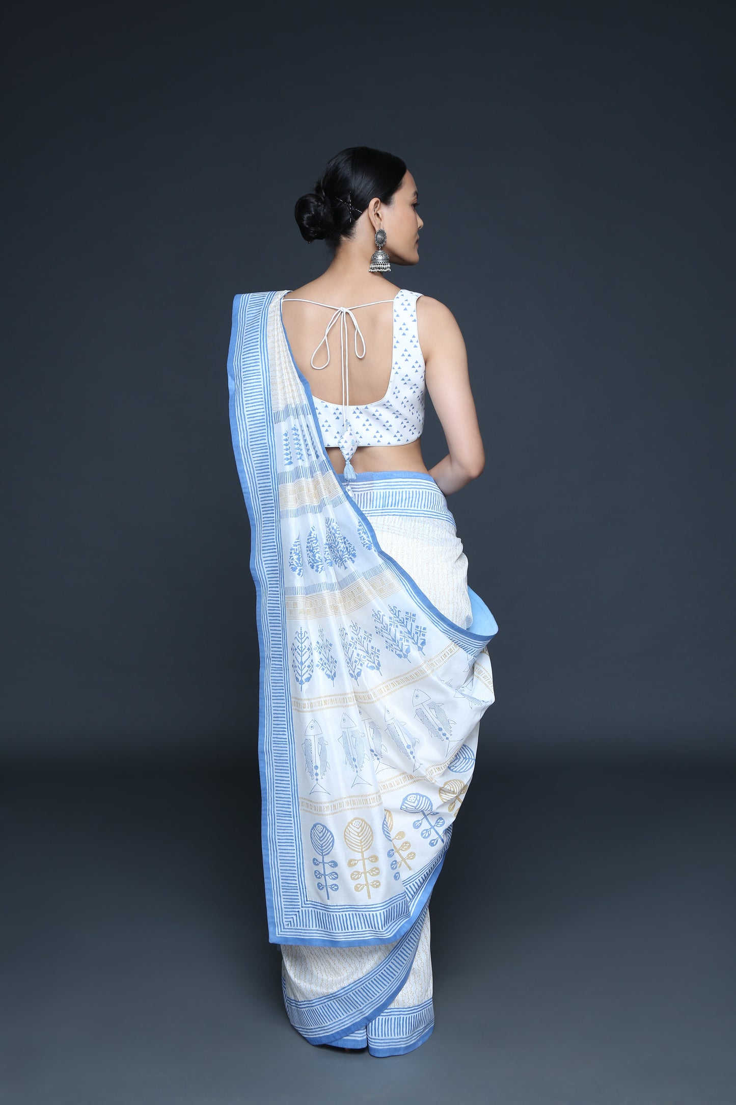 Exquisite Block Printed Saree