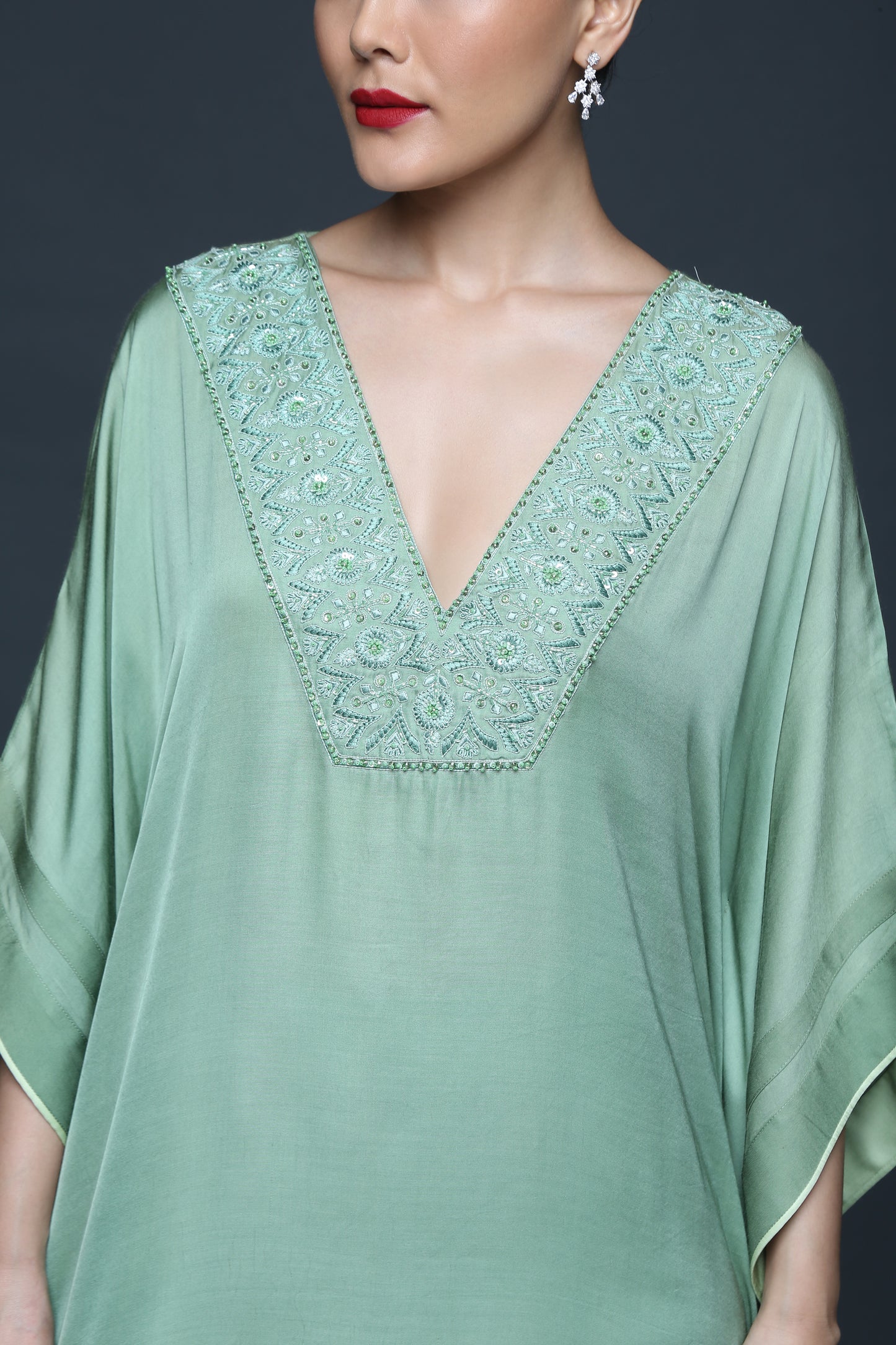 Fern Green Kaftaan Set