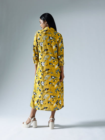 Vivid yellow Shirts dress