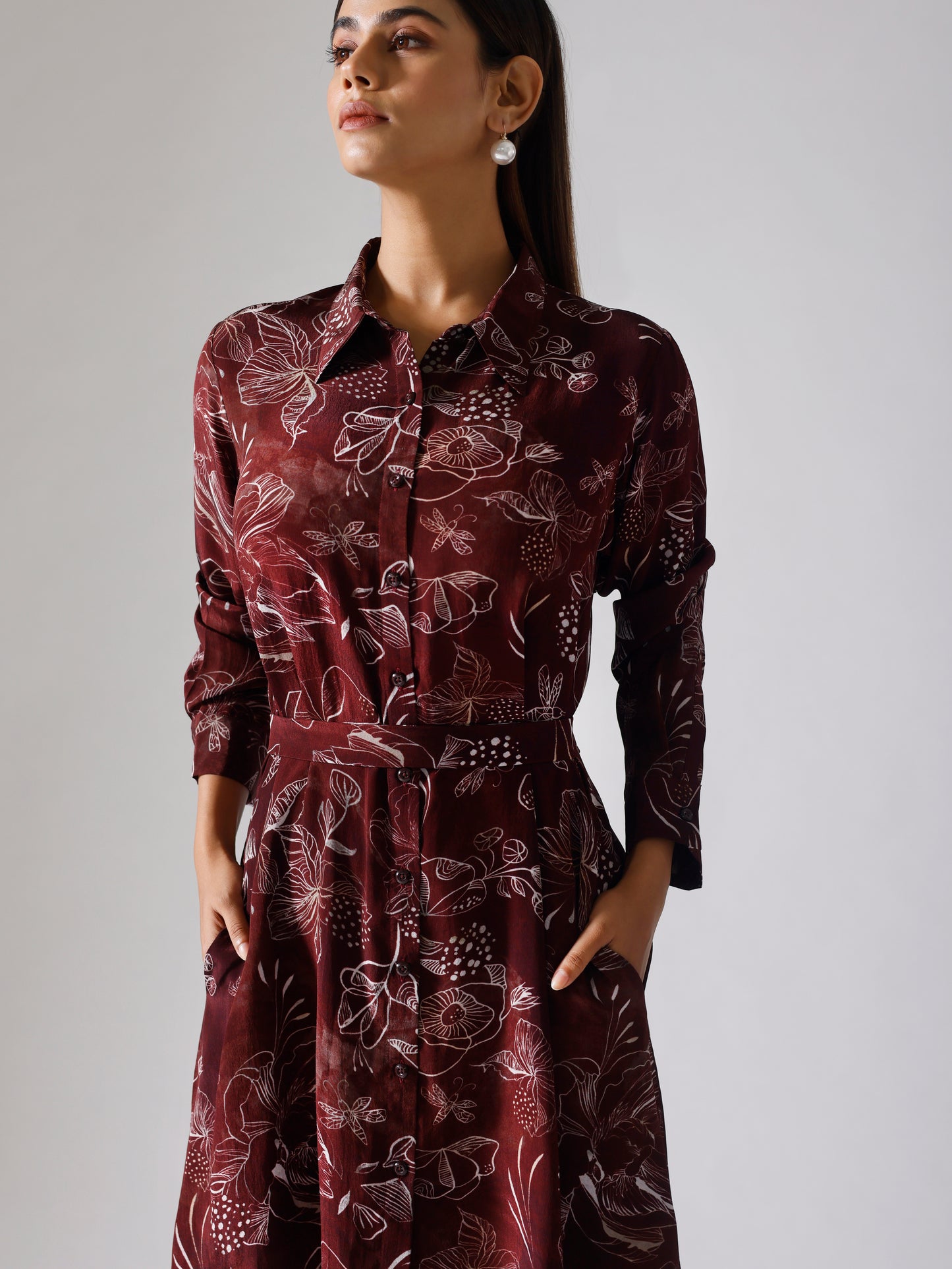 Reverie Wine Shirts dress