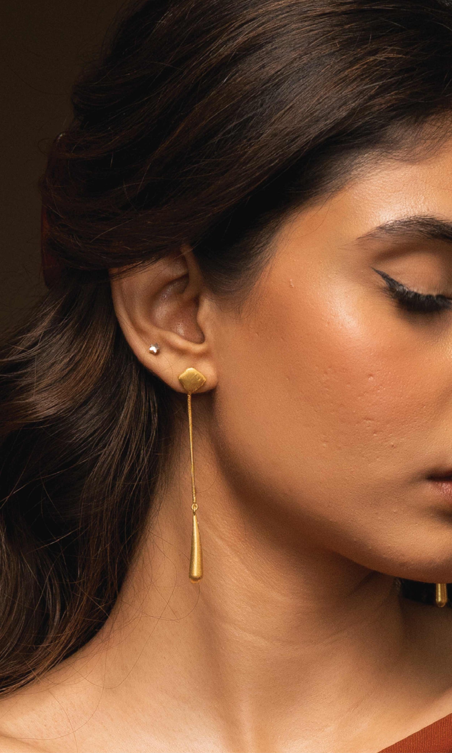 Mira Earrings  - Golden