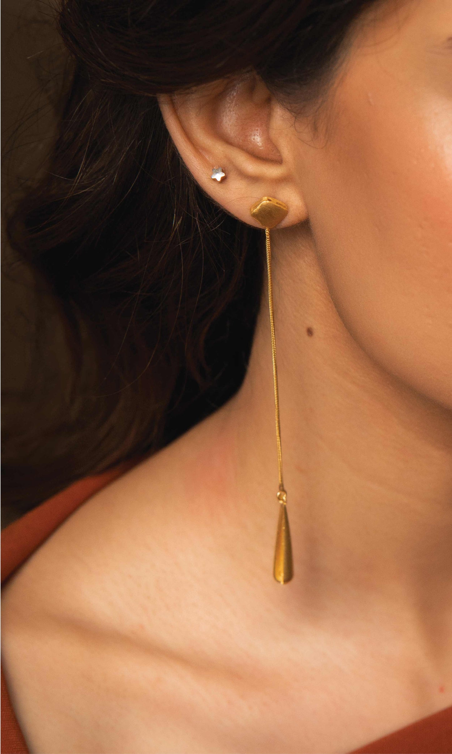 Miraya Earrings - Golden