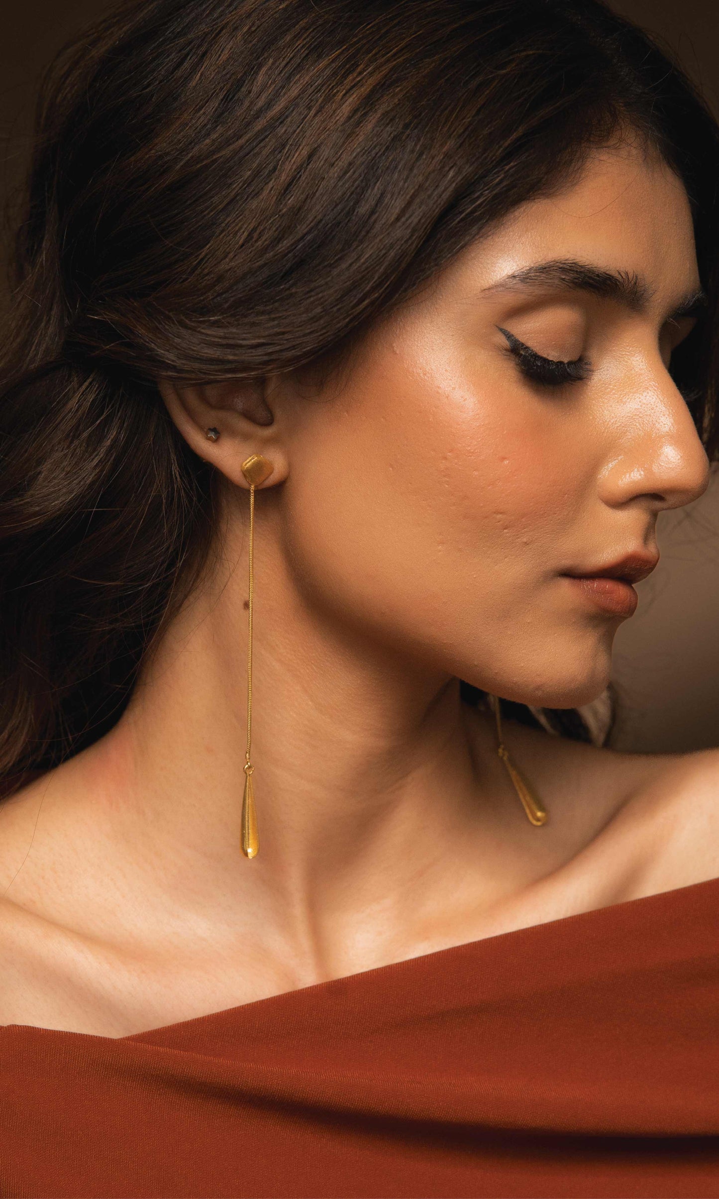 Miraya Earrings - Golden
