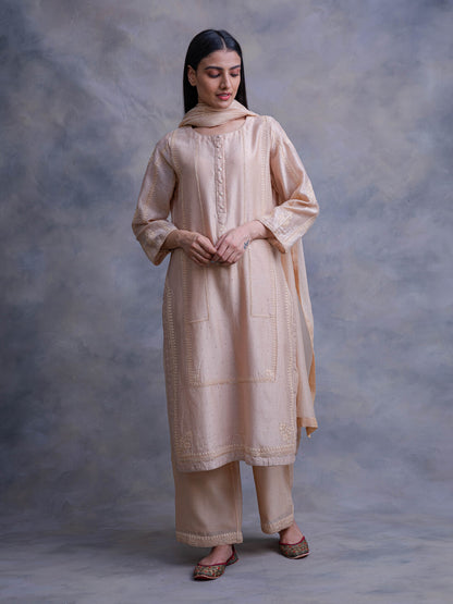 Formal Chanderi Aline Kurta