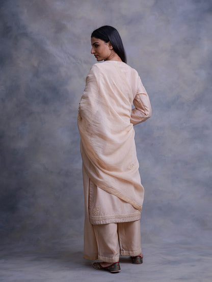 Formal Chanderi Aline Kurta