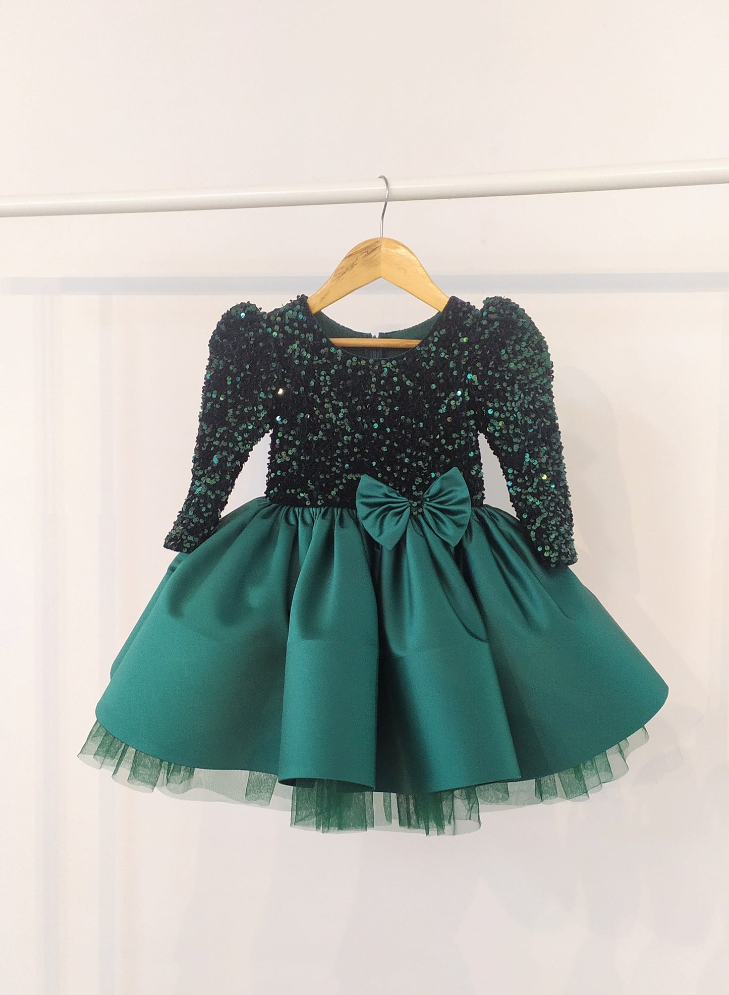 Green Sequined Dress