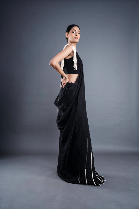 Black Brunch Saree