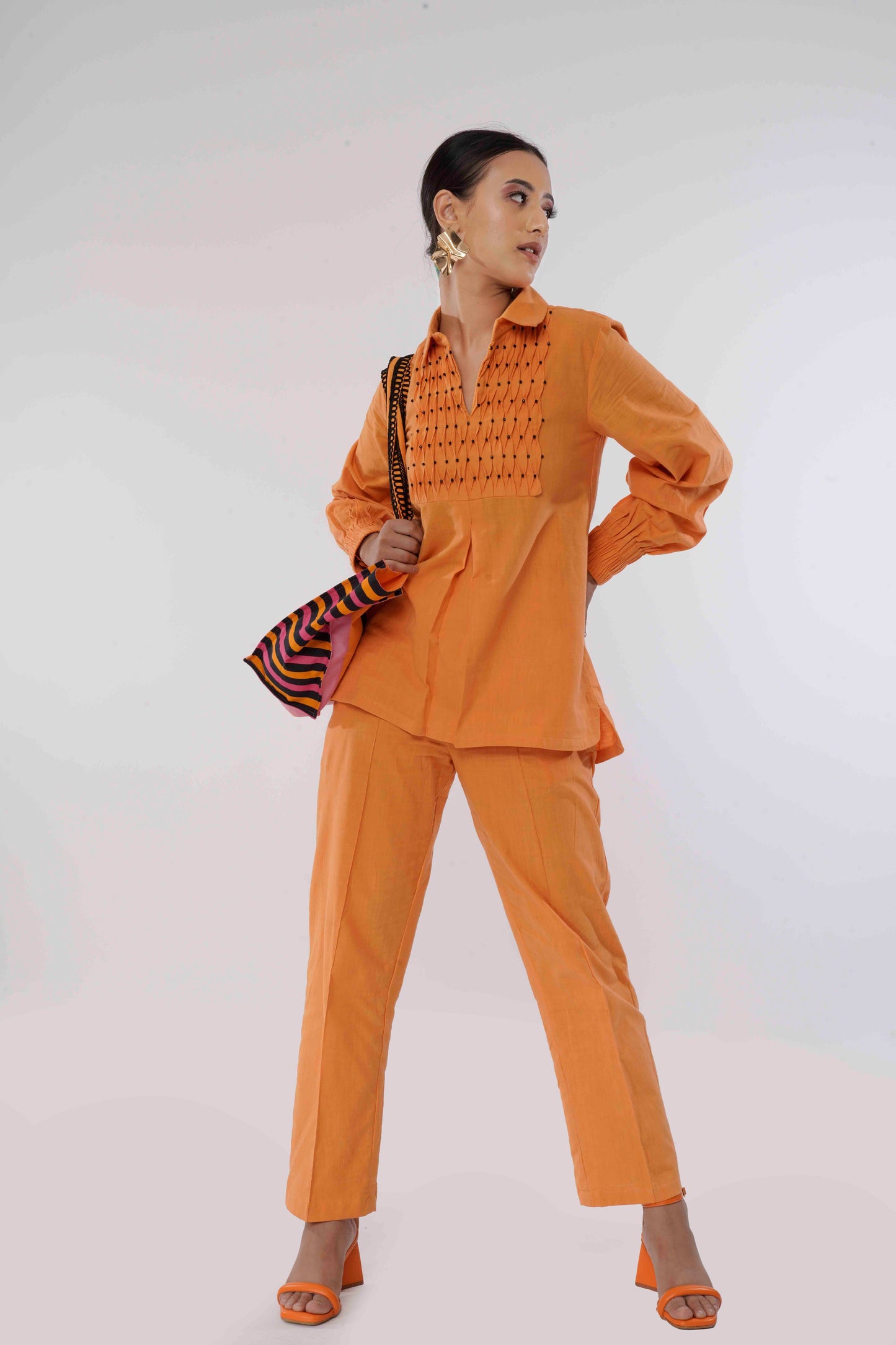 Orange Bee Co-ord Set