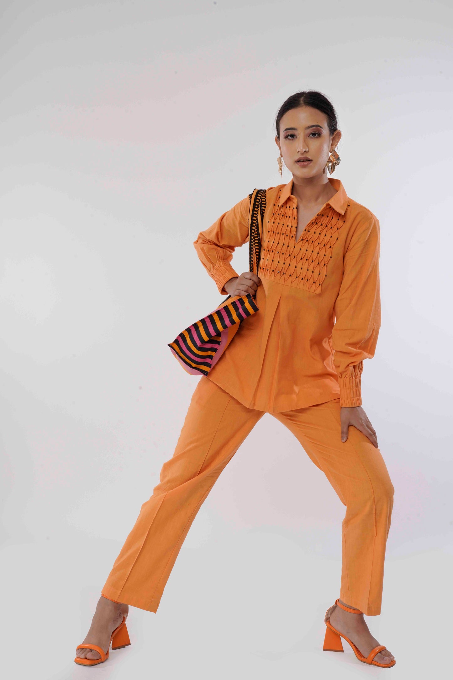 Orange Bee Co-ord Set