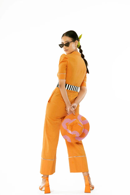 Orange Kelly Jumpsuit