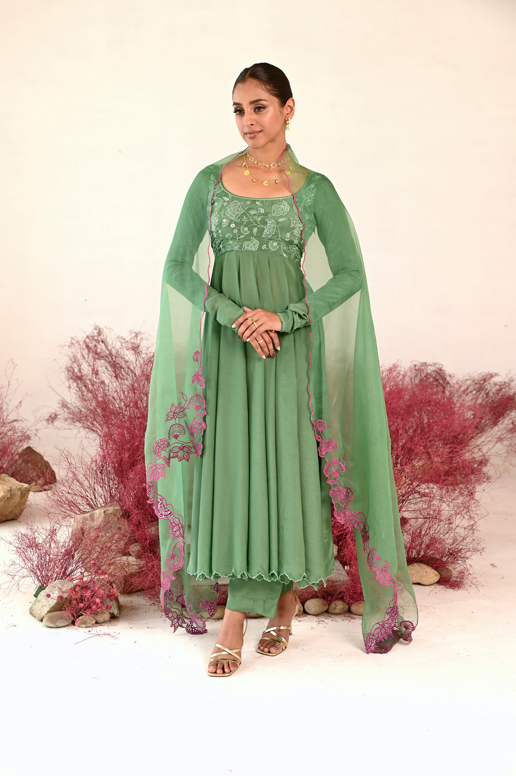 Manohari Anarkali Set