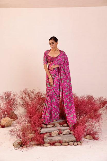 Florina Saree With Blouse Piece