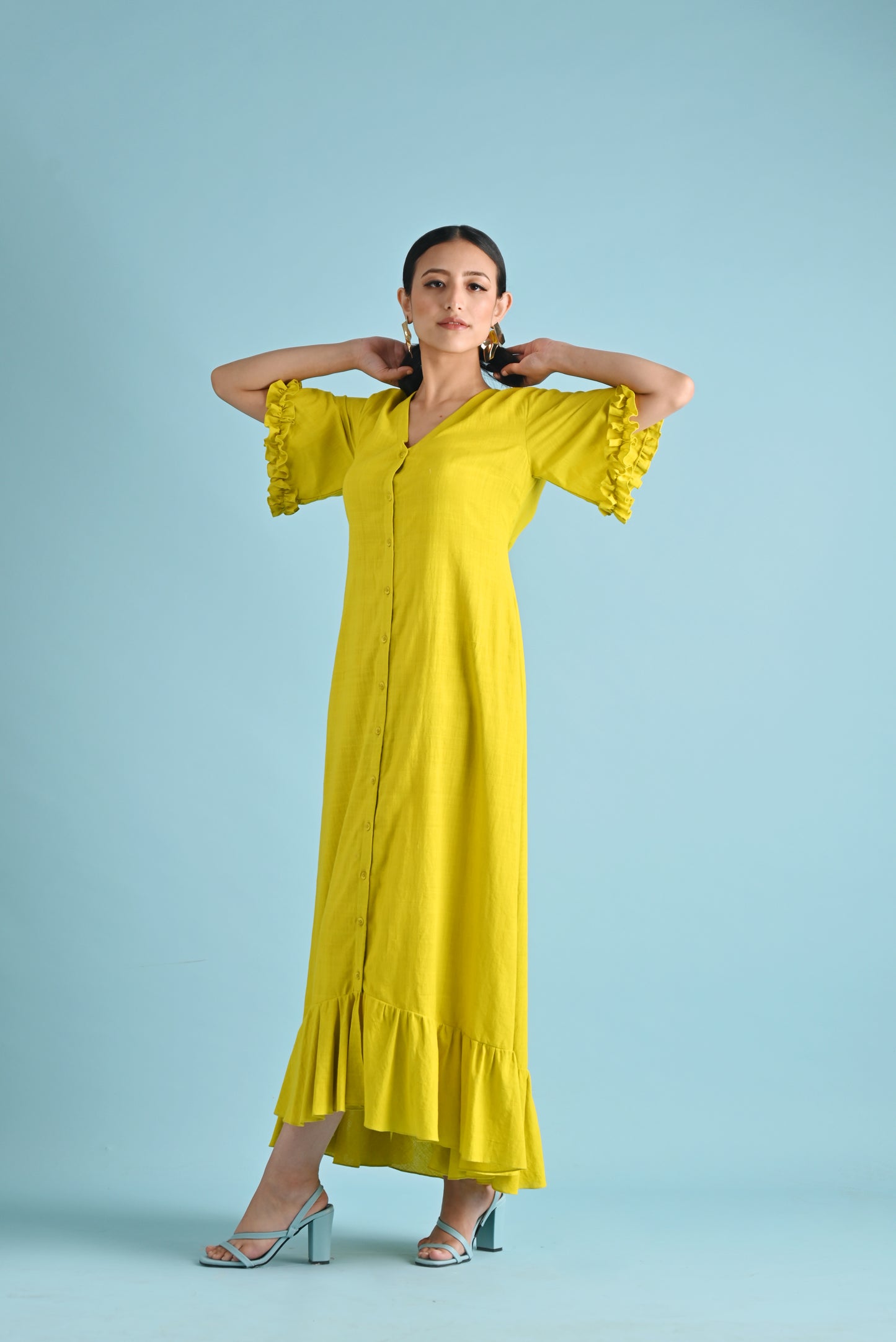 Yellow Dina Maxi Dress