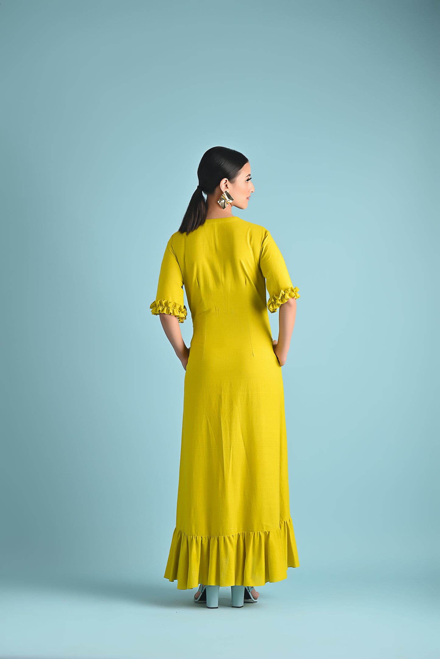 Yellow Dina Maxi Dress