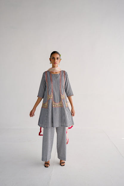 Short Anarkali With Pants