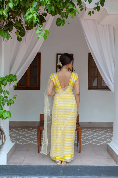 Yellow Striper Blouse