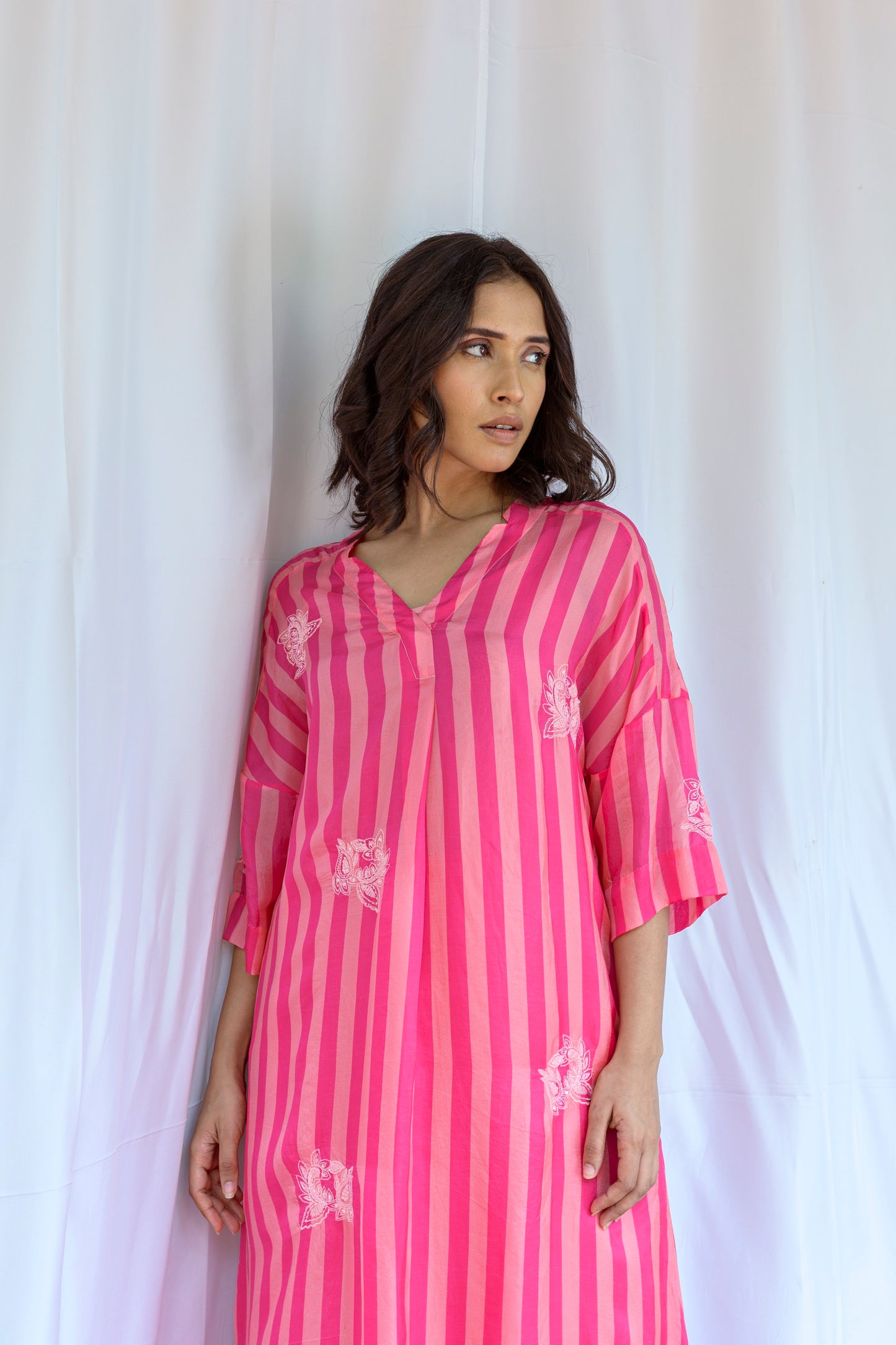 Paco Pink Striper Tunic