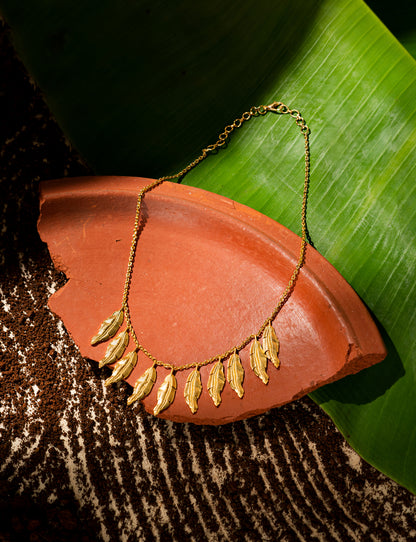The Golden Leaf Necklace