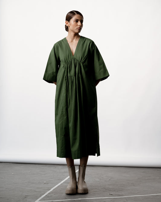 GREEN GYPSET KURTA