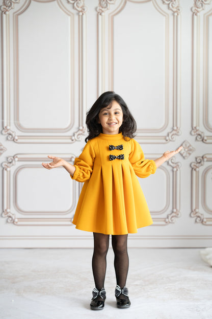 Mustard Rado Dress