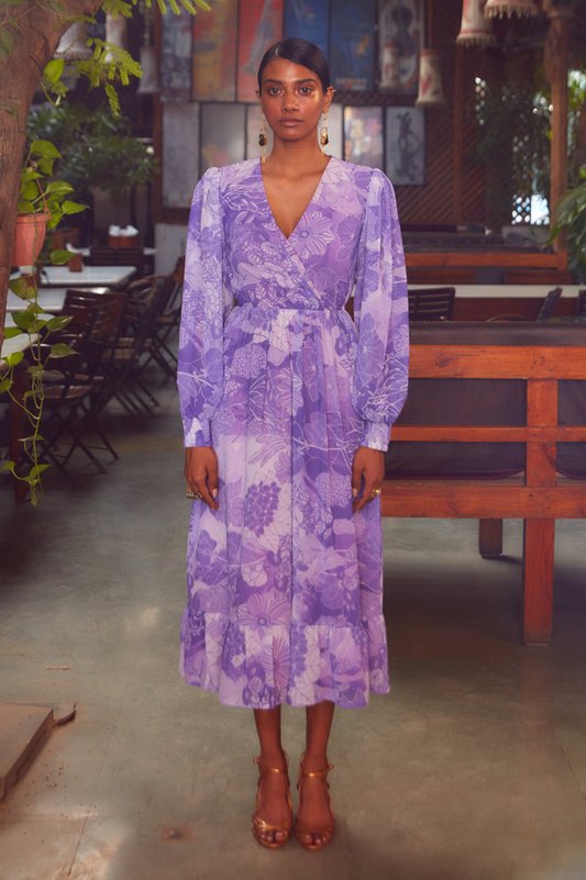 Orchid Midi Dress