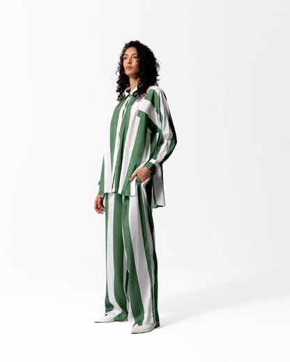 STRIPES SURJ KURTA (SILK)