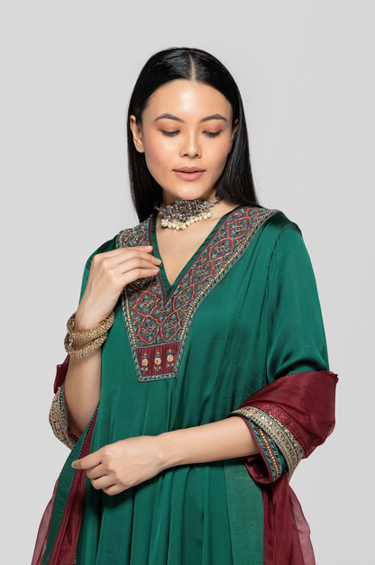 Emerald Green Kurta Set