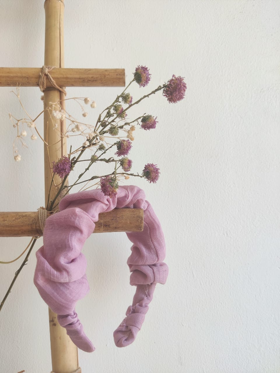 Lavender Scrunchie Hairband