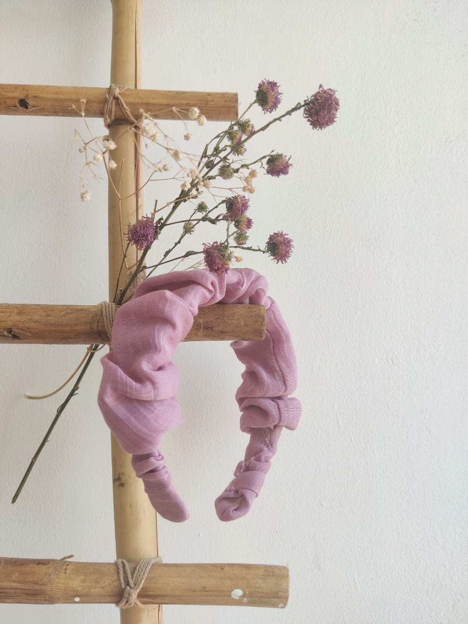 Lavender Scrunchie Hairband