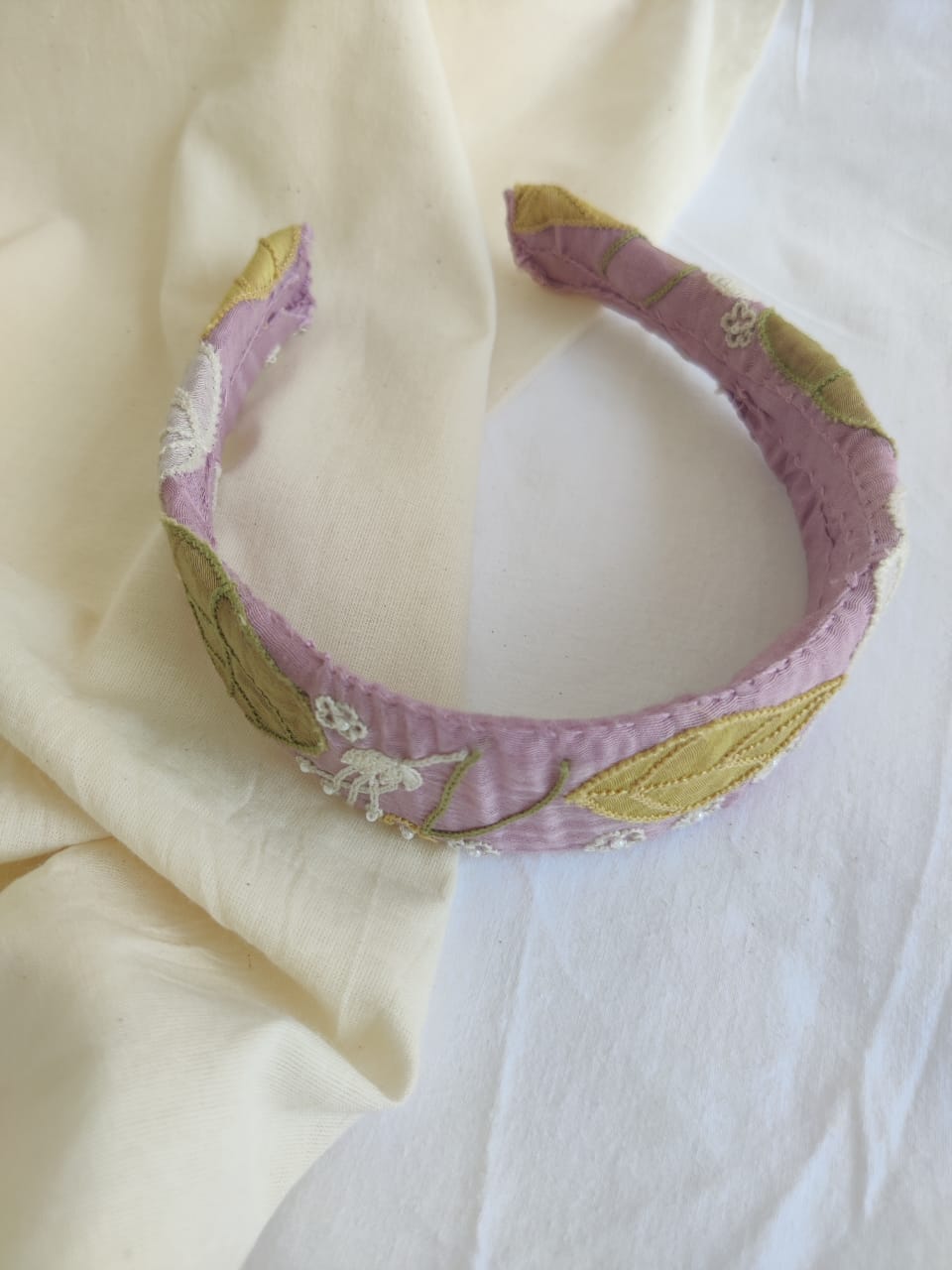 Lavender Applique Work Hairband