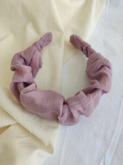 Lavender Scrunchie Hairband