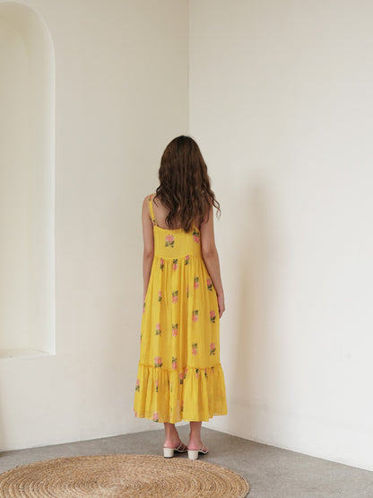 Sunglow Midi Dress