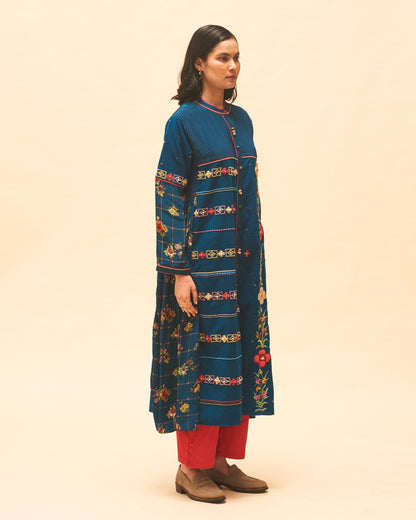 Indigo Applique Kurta