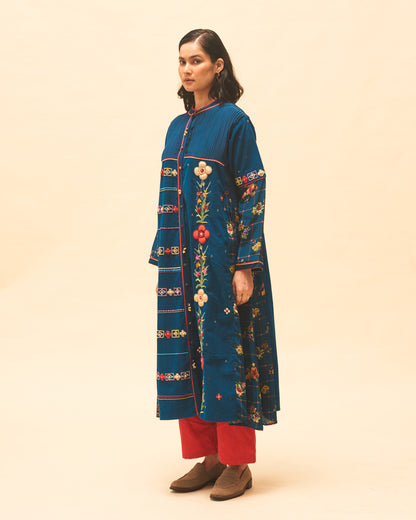 Indigo Applique Kurta