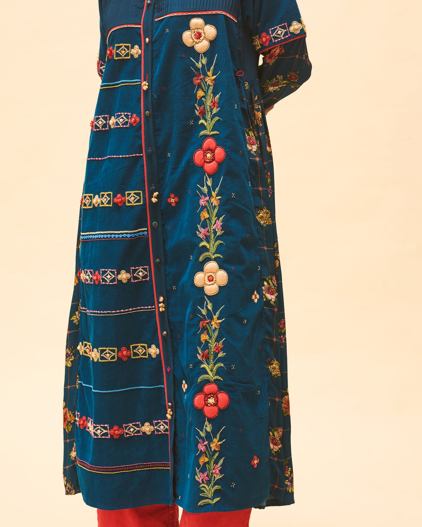 Indigo Applique Kurta