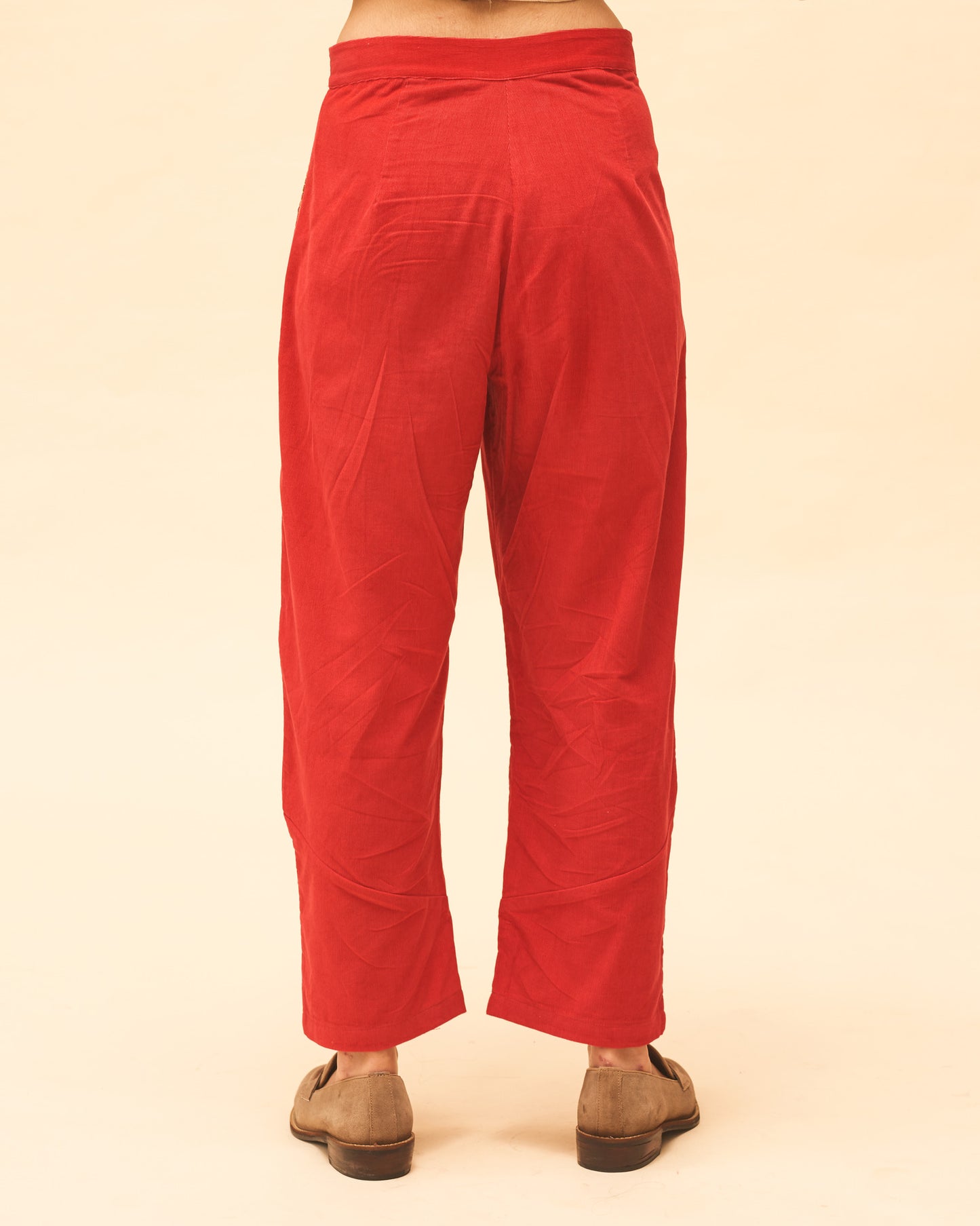 Crimson Straight Pants