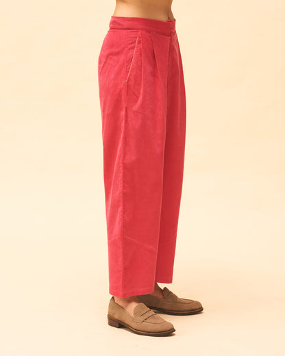 Fuchsia Straight Pants