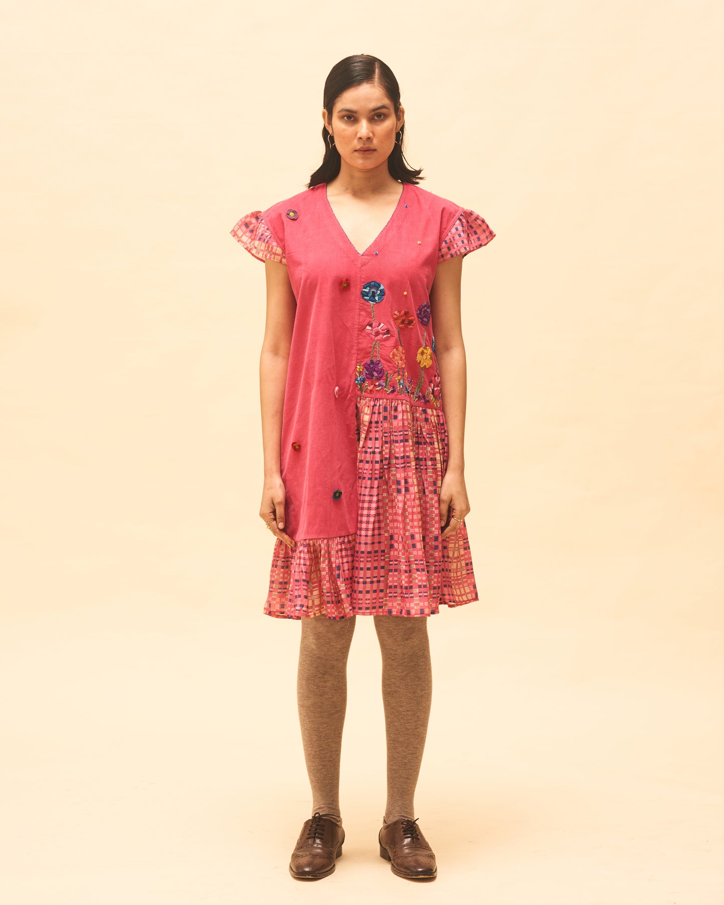 Fuchsia Layered Dress